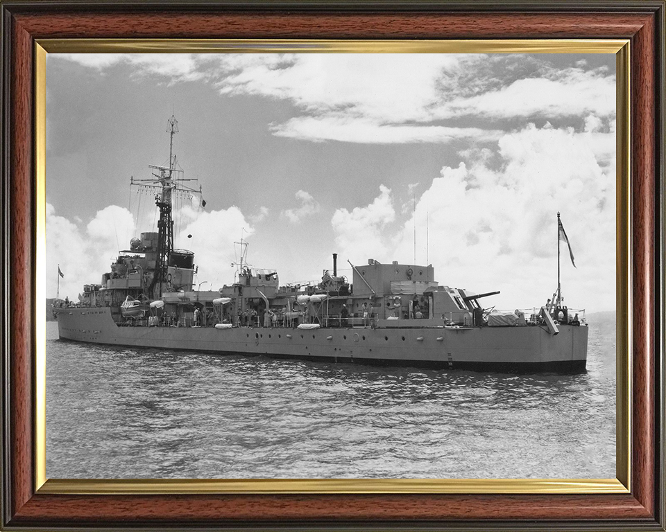 HMS Cheviot R90 / D90 Royal Navy C class destroyer Photo Print or Framed Print - Hampshire Prints