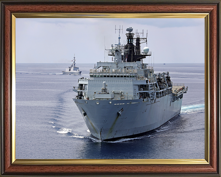 HMS Albion L14 Royal Navy Albion Class amphibious ship Photo Print or Framed Print - Hampshire Prints