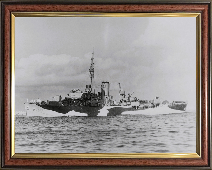 HMS Bryony K192 Royal Navy Flower class corvette Photo Print or Framed Print - Hampshire Prints