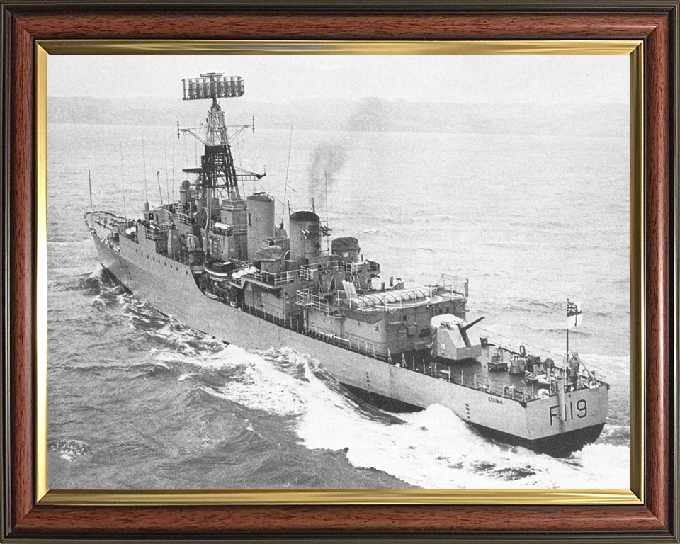 HMS Eskimo F119 Royal Navy Tribal class Frigate Photo Print or Framed Print - Hampshire Prints