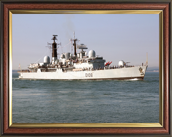 HMS Cardiff D108 Royal Navy Type 42 destroyer Photo Print or Framed Print - Hampshire Prints