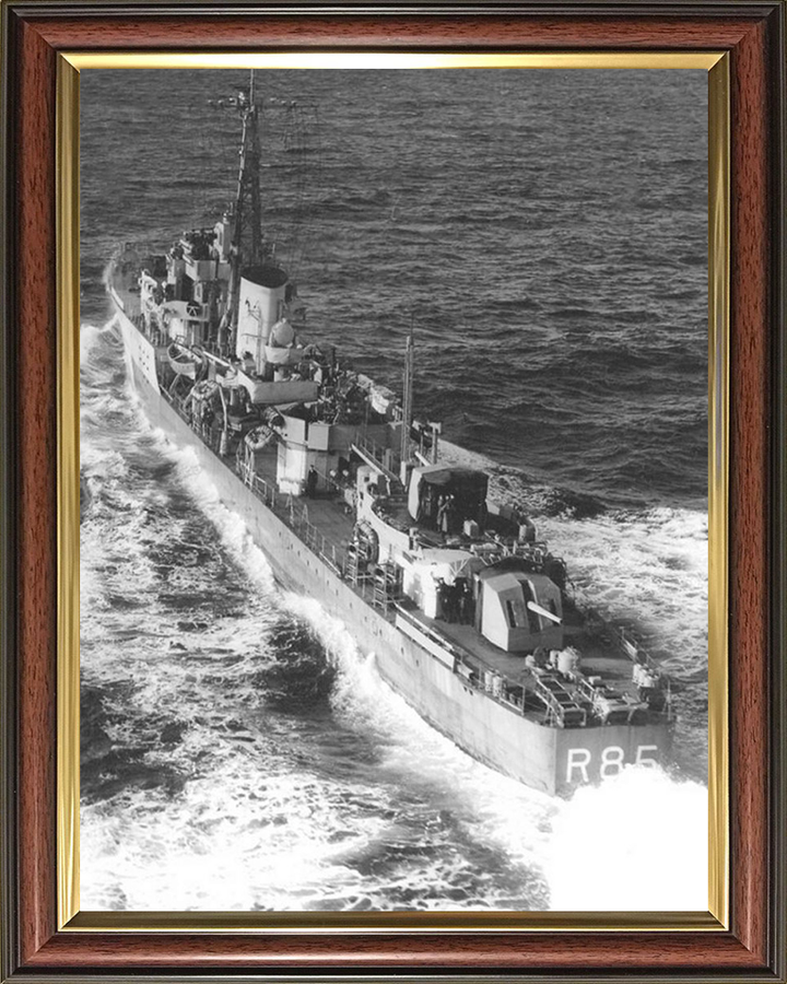 HMS Cambrian R85 Royal Navy C class destroyer Photo Print or Framed Print - Hampshire Prints