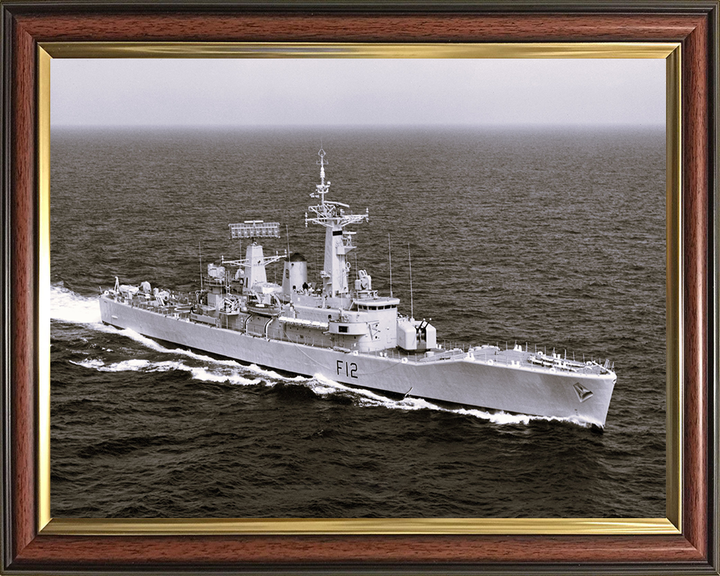 HMS Achilles F12 Royal Navy Leander Class Frigate Photo Print or Framed Print - Hampshire Prints