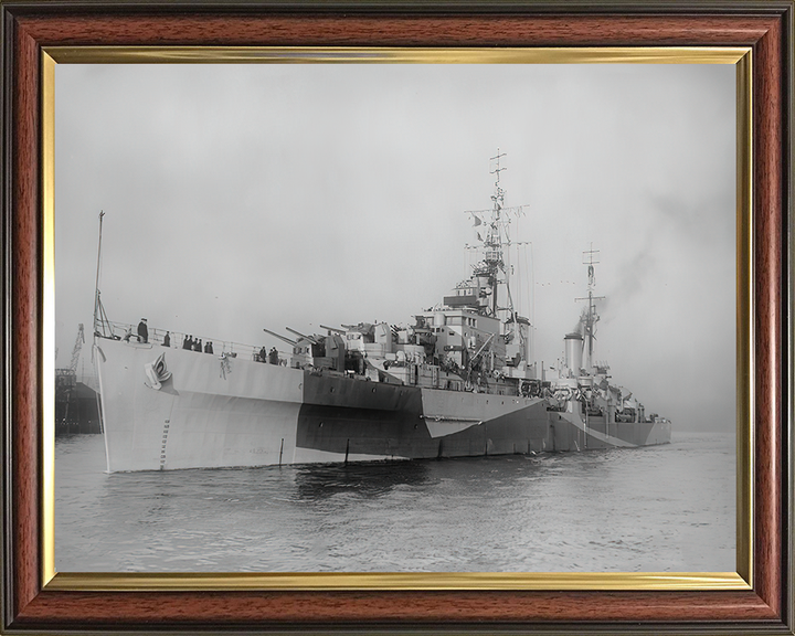 HMS Diadem 84 Royal Navy Dido class light cruiser Photo Print or Framed Photo Print - Hampshire Prints