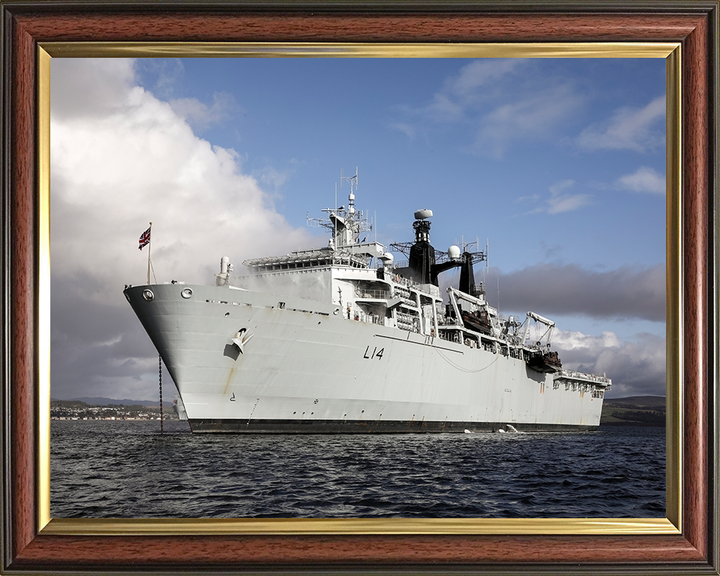 HMS Albion L14 Royal Navy Albion Class amphibious ship Photo Print or Framed Print - Hampshire Prints