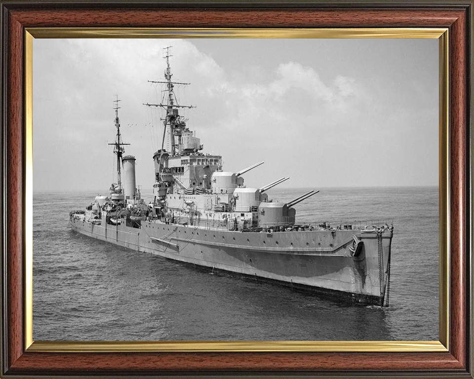 HMS Dido (37) Royal Navy Dido class light cruiser Photo Print or Framed Photo Print - Hampshire Prints