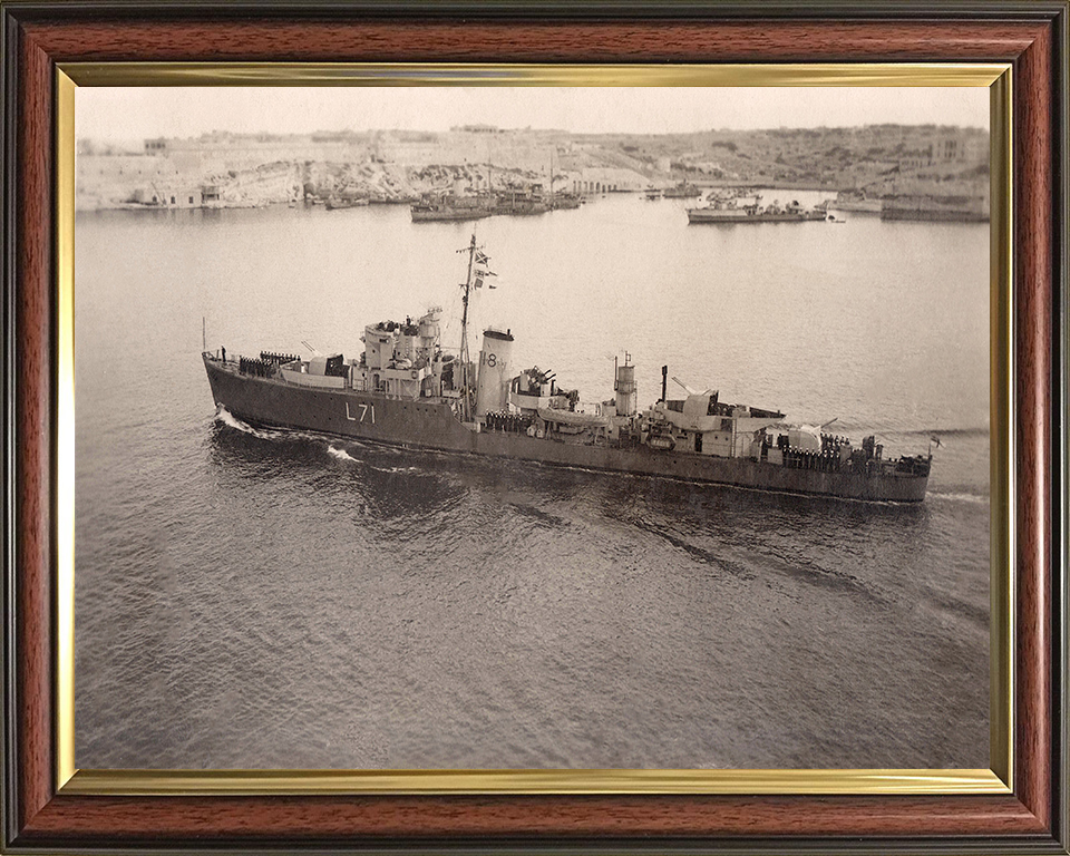 HMS Calpe L71 Royal Navy Hunt class destroyer Photo Print or Framed Print - Hampshire Prints