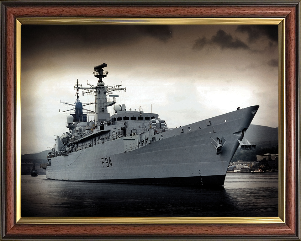 HMS Brave F94 Royal Navy Type 22 Frigate Photo Print or Framed Print - Hampshire Prints