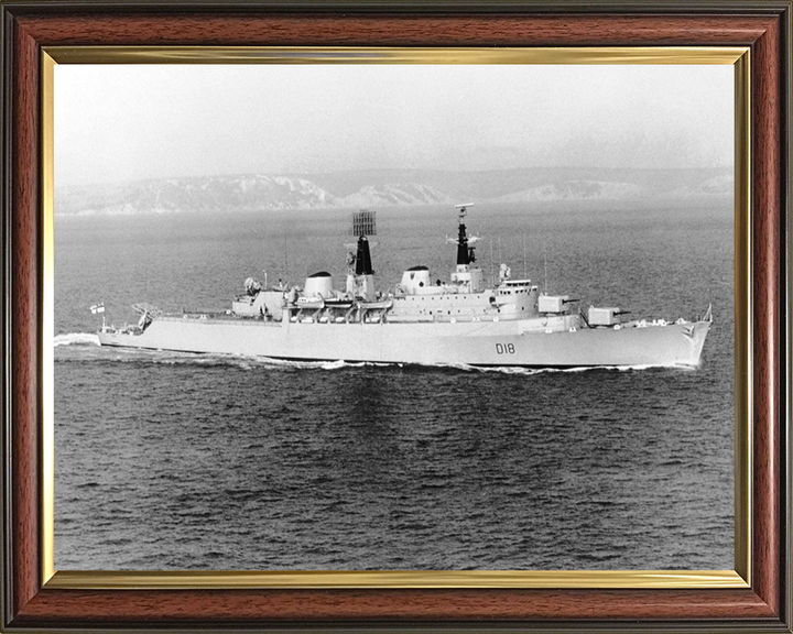 HMS Antrim D18 Royal Navy County class destroyer Photo Print or Framed Print - Hampshire Prints