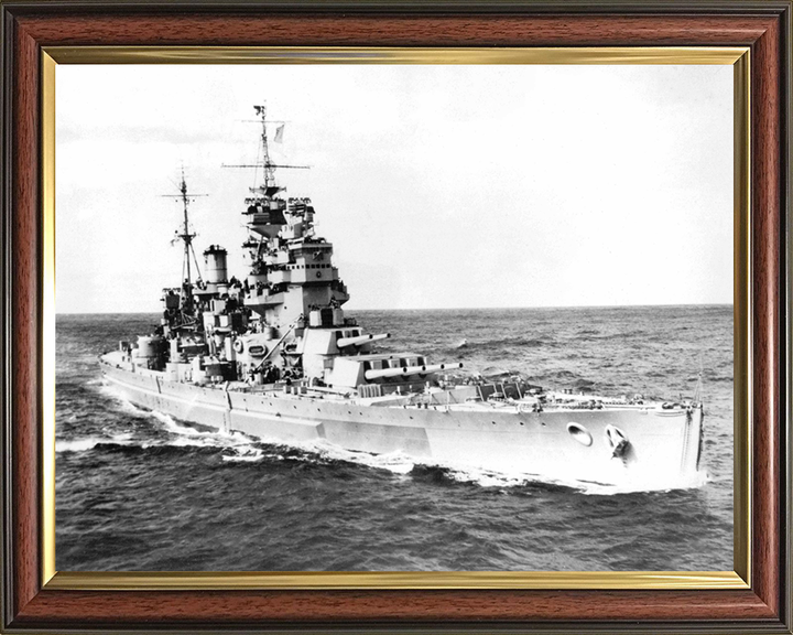 HMS Duke of York (17) Royal Navy King George V class battleship Photo Print or Framed Print - Hampshire Prints