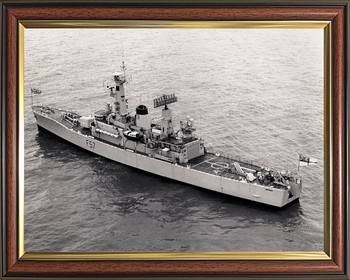 HMS Andromeda F57 Royal Navy Leander class frigate Photo Print or Framed Print - Hampshire Prints