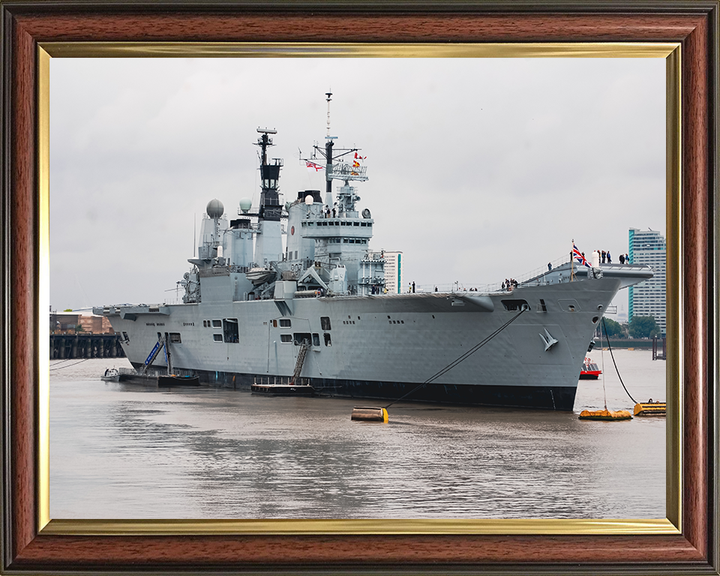 HMS Ark Royal R07 Royal Navy Invincible class aircraft carrier Photo Print or Framed Print - Hampshire Prints