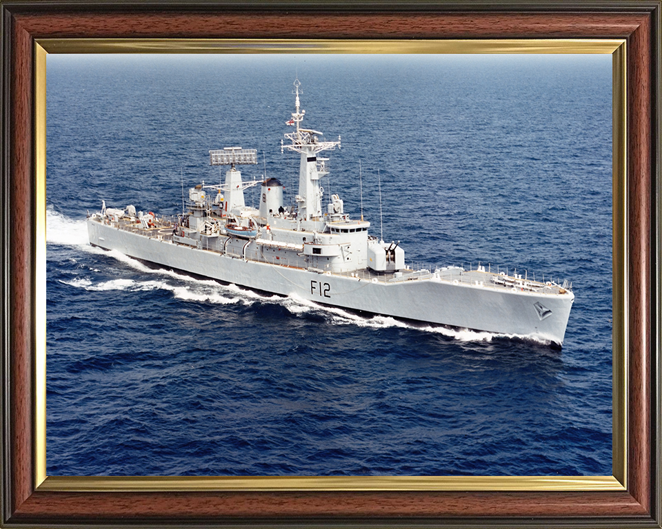 HMS Achilles F12 Royal Navy Leander Class Frigate Photo Print or Framed Print - Hampshire Prints