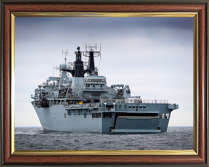 HMS Albion L14 Royal Navy Albion Class amphibious ship Photo Print or Framed Print - Hampshire Prints