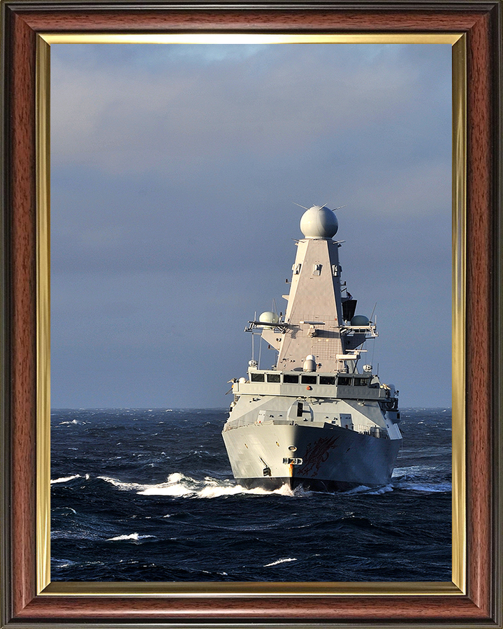 HMS Dragon D35 Royal Navy Type 45 Destroyer Photo Print or Framed Print - Hampshire Prints