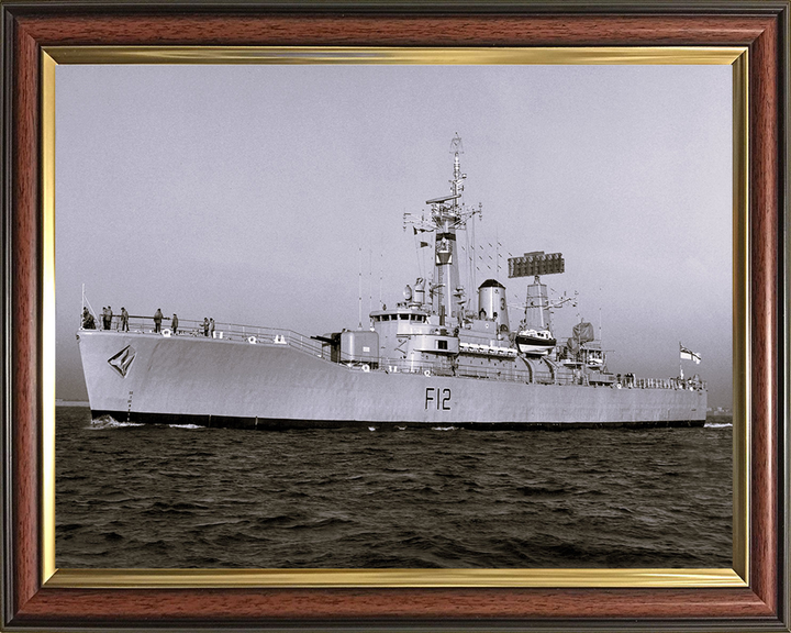 HMS Achilles F12 Royal Navy Leander Class Frigate Photo Print or Framed Print - Hampshire Prints