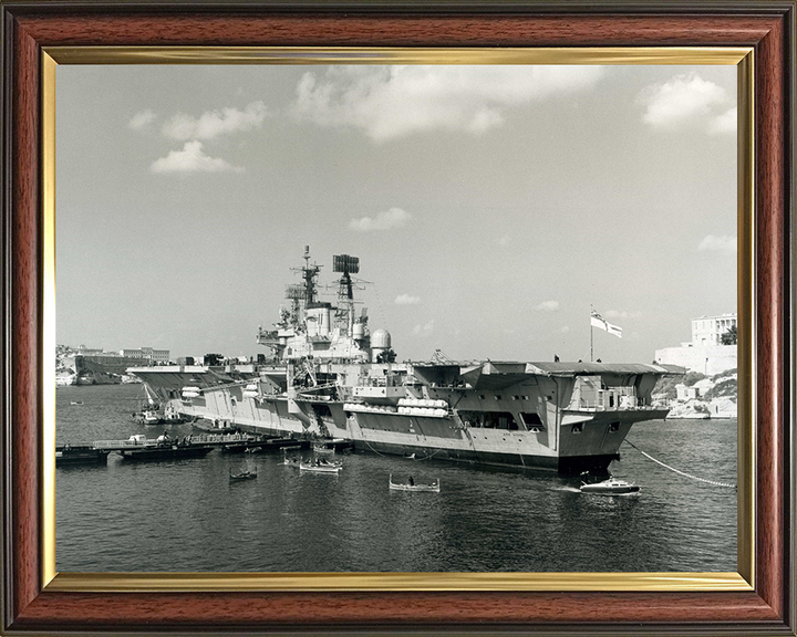 HMS Ark Royal R09 Royal Navy Audacious class aircraft carrier Photo Print or Framed Print - Hampshire Prints