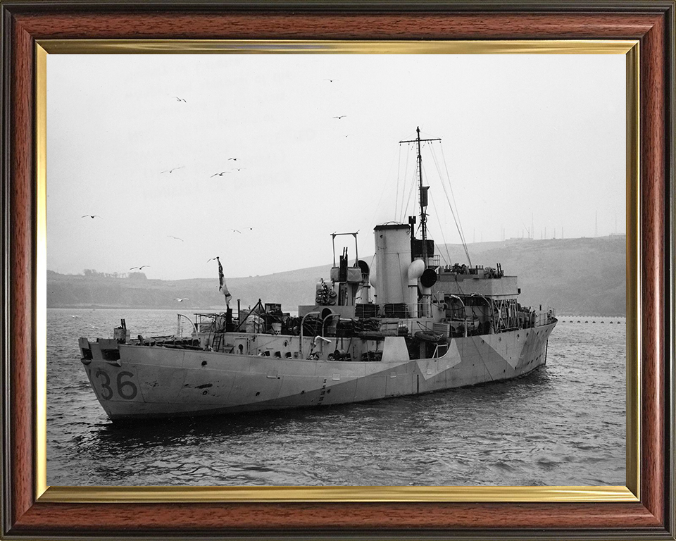 HMS Clematis K36 | Photo Print | Framed Print | Flower Class | Corvette | Royal Navy Hampshire Prints