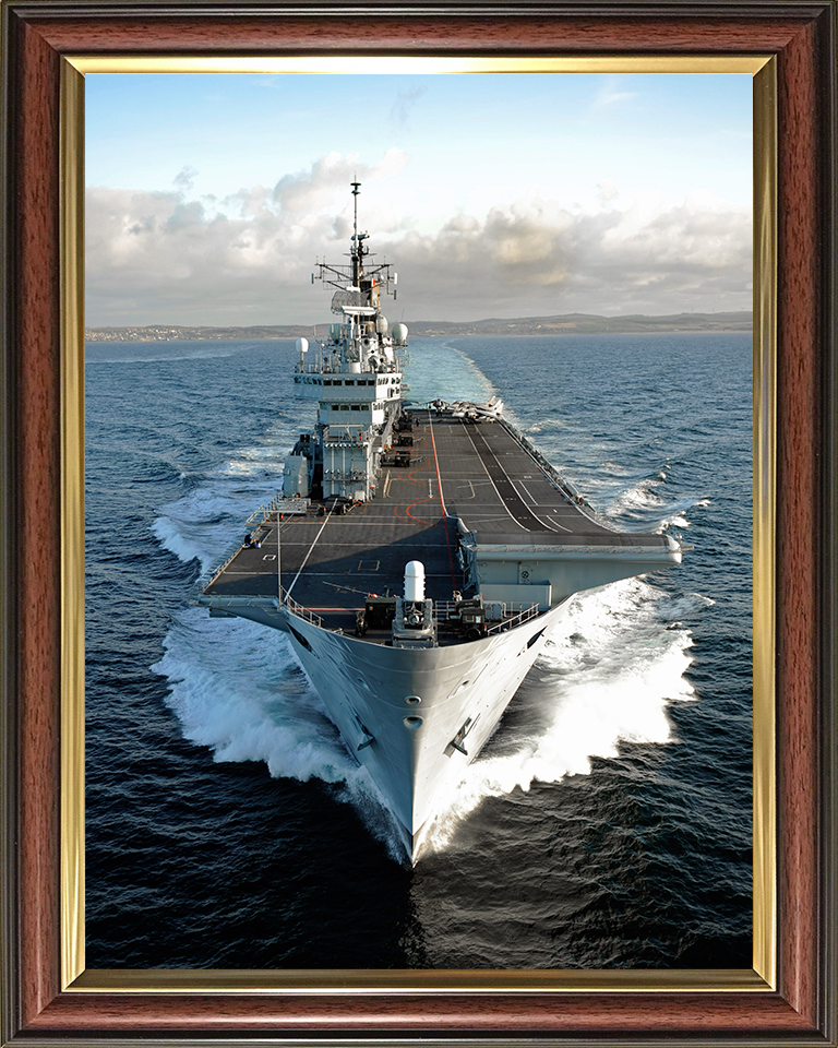 HMS Ark Royal R07 Royal Navy Invincible class aircraft carrier Photo Print or Framed Print - Hampshire Prints