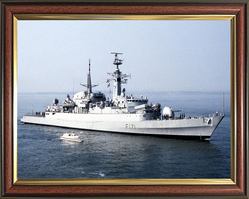 HMS Active F171 Royal Navy Type 21 frigate Photo Print or Framed Print - Hampshire Prints