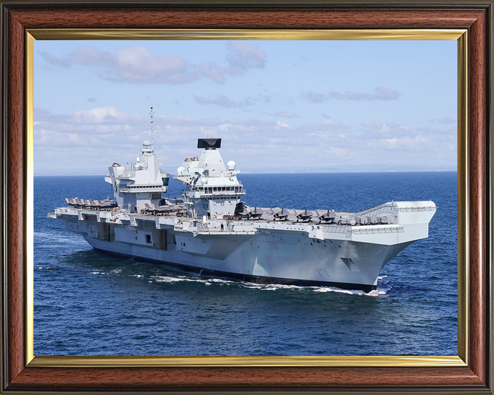 HMS Queen Elizabeth R08 | Photo Print | Framed Print | Queen Elizabeth Class | Aircraft Carrier | Royal Navy Hampshire Prints