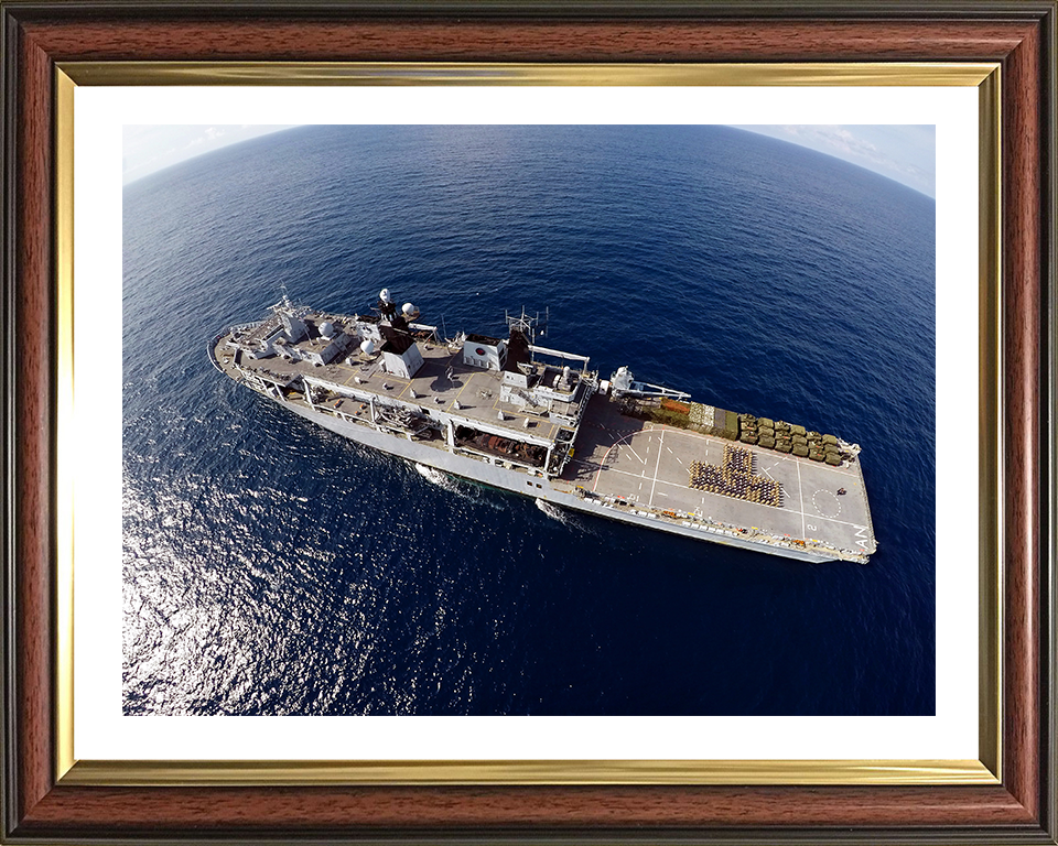 HMS Albion L14 Royal Navy Albion Class amphibious ship Photo Print or Framed Print - Hampshire Prints