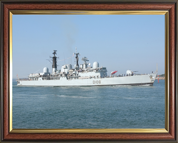HMS Cardiff D108 | Photo Print | Framed Print | Poster | Type 42 | Destroyer | Royal Navy Hampshire Prints