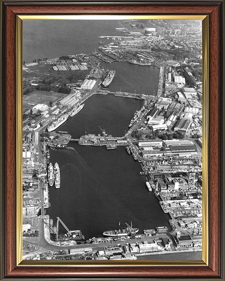 HMNB Chatham (HMS Pembroke) Aerial Photo Print or Framed Photo Print - Hampshire Prints