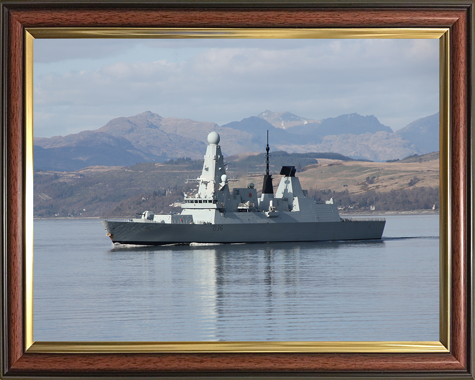 HMS Defender D36 Royal Navy Type 45 Destroyer Photo Print or Framed Photo Print - Hampshire Prints