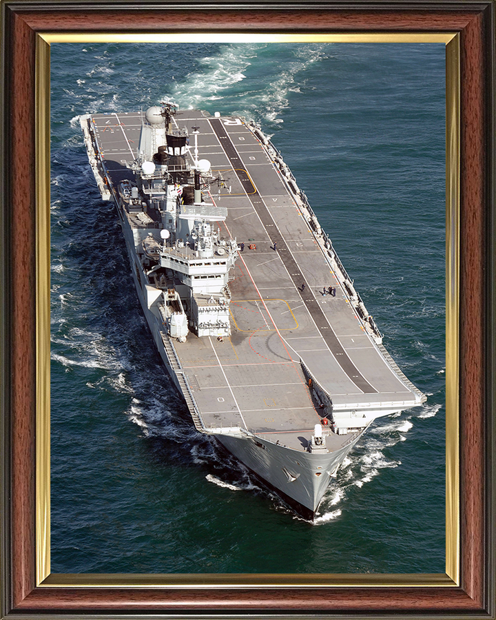 HMS Ark Royal R07 Royal Navy Invincible class aircraft carrier Photo Print or Framed Print - Hampshire Prints