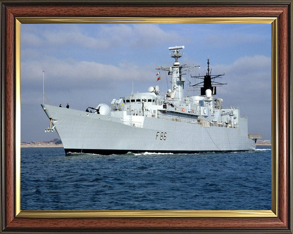 HMS Campbeltown F86 Royal Navy Type 22 Frigate Photo Print or Framed Photo Print - Hampshire Prints