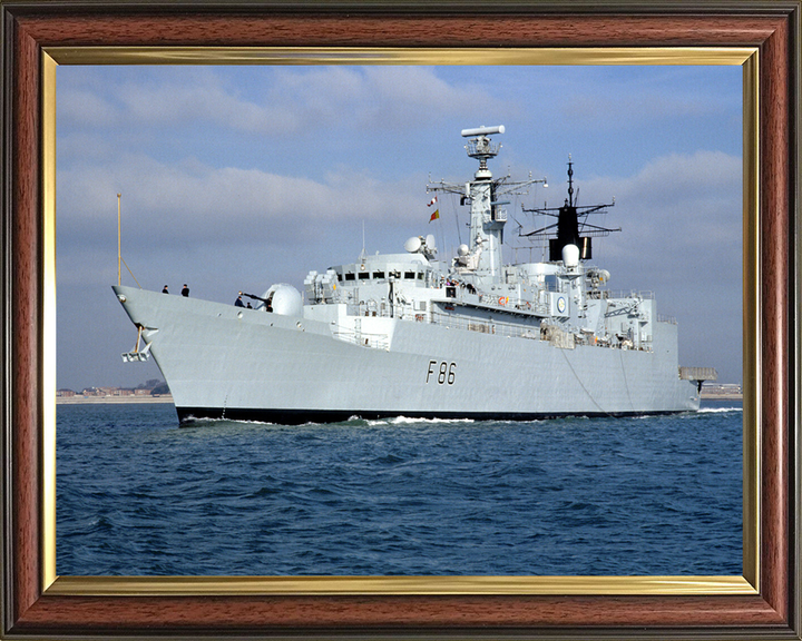 HMS Campbeltown F86 Royal Navy Type 22 Frigate Photo Print or Framed Photo Print - Hampshire Prints