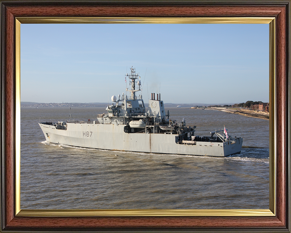 HMS Echo H87 Royal Navy Echo class survey vessel Photo Print or Framed Print - Hampshire Prints