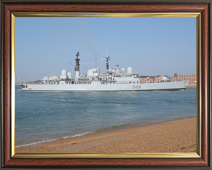 HMS Cardiff D108 | Photo Print | Framed Print | Poster | Type 42 | Destroyer | Royal Navy Hampshire Prints