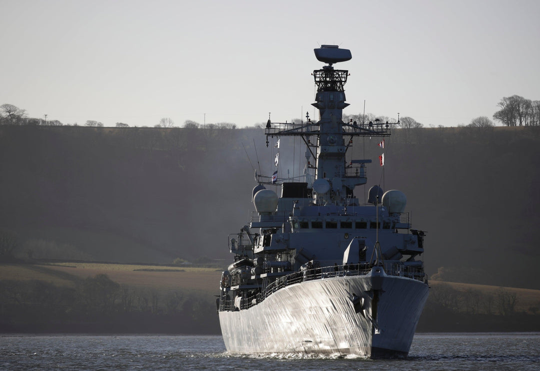 HMS Monmouth F235 Royal Navy Type 23 frigate Photo Print or Framed Photo Print - Hampshire Prints