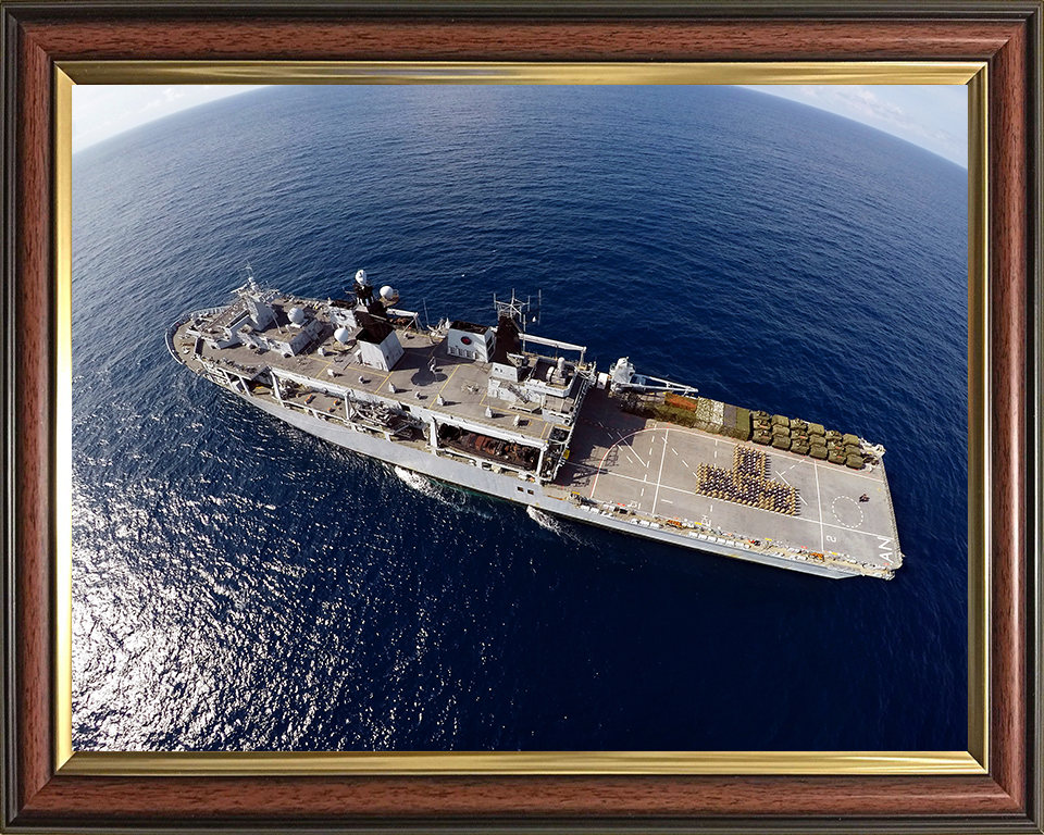 HMS Albion L14 Royal Navy Albion Class amphibious ship Photo Print or Framed Print - Hampshire Prints