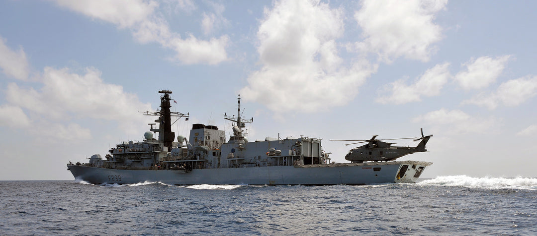 HMS Cornwall F99 Royal Navy Type 22 Frigate Photo Print or Framed Photo Print - Hampshire Prints