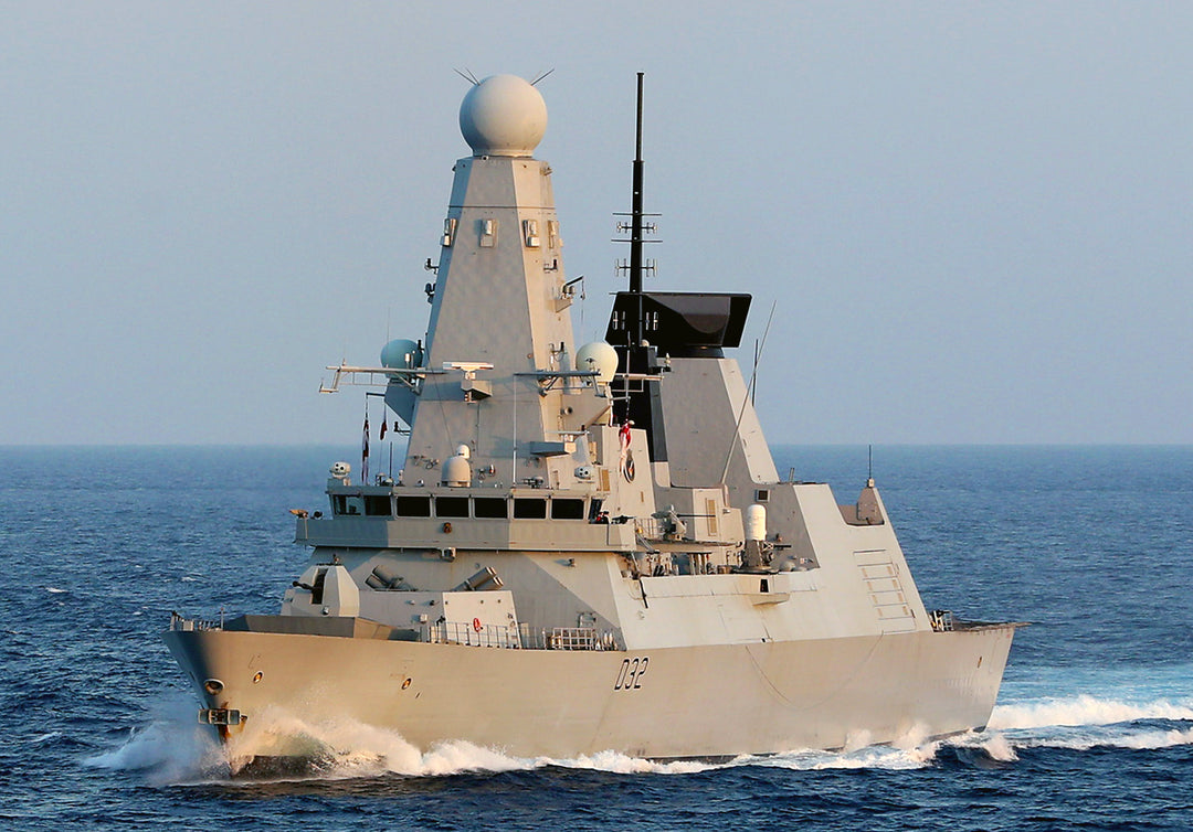 HMS Daring D32 Royal Navy type 45 Destroyer Photo Print or Framed Print - Hampshire Prints