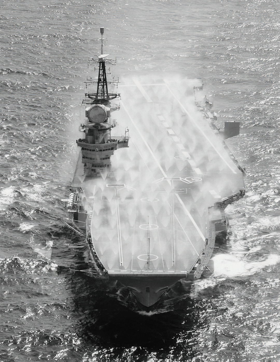 HMS Hermes R12 Royal Navy Centaur class Aircraft carrier Photo Print or Framed Print - Hampshire Prints